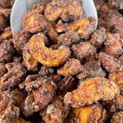 Castanha Caramelizada com Chocolate 100g a granel